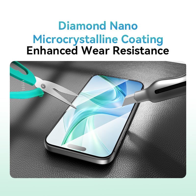 VOKAMO HD Clear Tempered Glass for iPhone 18 Pro Max/18 Pro,Anti-Scratch 0.25mm 9H Screen Protector Film