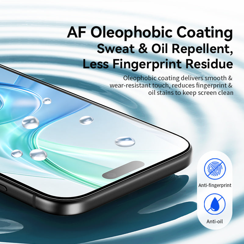 VOKAMO HD Clear Tempered Glass for iPhone 18 Pro Max/18 Pro,Anti-Scratch 0.25mm 9H Screen Protector Film