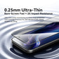 VOKAMO Anti-Peep Privacy Tempered Glass for iPhone 18 Pro Max/18 Pro, 9H Ultra Thin 0.25mm High Alumina Silicon Anti-Spy Screen Protector, Scratch Resistant Full Coverage Privacy Film