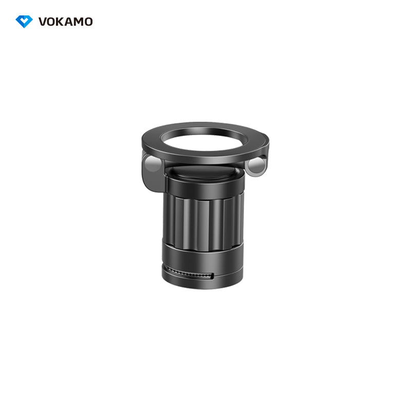 VOKAMO 360°Rotating Magnetic Airplane Phone Holder Mount, for Magsafe Airplane Travel Essentials Accessories, Adjustable Foldable Universal Handsfree Phone Stand for iPhone 16 15 14 Pro Max
