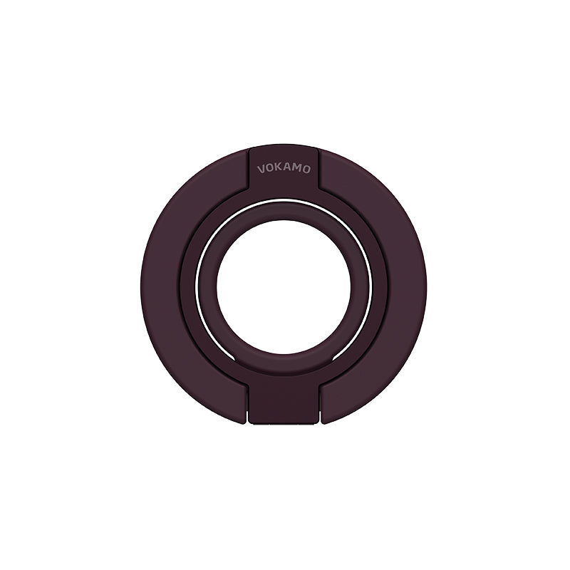Double Sided Magnetic Phone Holder 360° Rotation Soft Silicon Phone Grip Finger Ring Kickstand