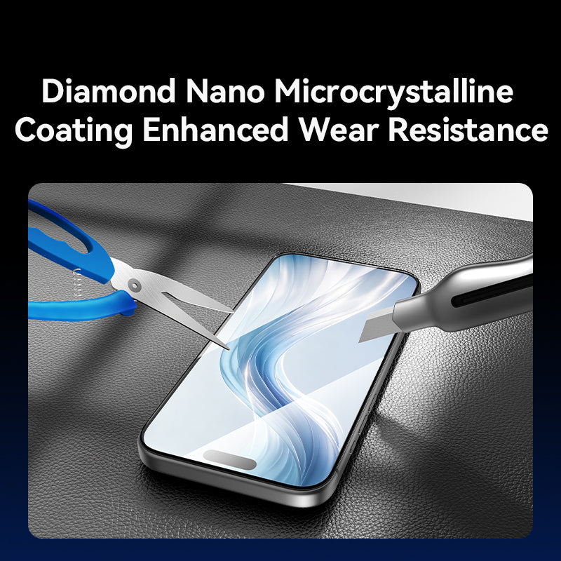 VOKAMO 3D Full Cover Tempered Glass for iPhone iPhone 18 Pro / 18 Pro Max 0.25mm Ultra Thin 9H Hardness Bubble Free Installation