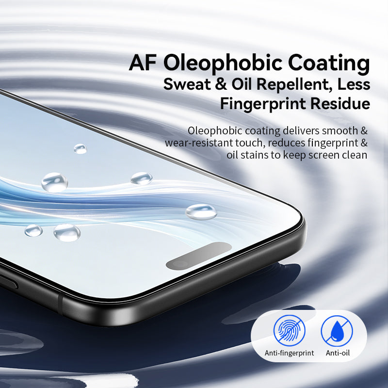 VOKAMO 3D Full Cover Tempered Glass for iPhone iPhone 18 Pro / 18 Pro Max 0.25mm Ultra Thin 9H Hardness Bubble Free Installation