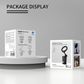 VOKAMO 360°Rotating Magnetic Airplane Phone Holder Mount, for Magsafe Airplane Travel Essentials Accessories, Adjustable Foldable Universal Handsfree Phone Stand for iPhone 16 15 14 Pro Max