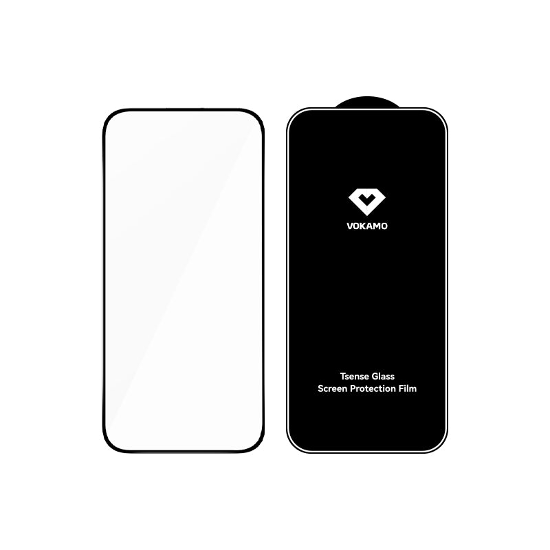 VOKAMO HD Clear Tempered Glass for iPhone 18 Pro Max/18 Pro,Anti-Scratch 0.25mm 9H Screen Protector Film
