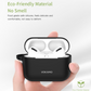 VOKAMO Designed for AirPods Pro Case,Soft Skin Friendly Liquid Silicone Case Cover