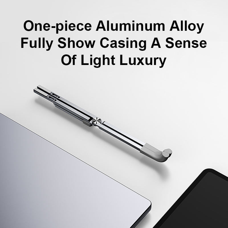 Foldable Portable Laptop Stand for Desk,Ultralight Travel Riser,X-Frame Adjustable Aluminium Alloy, Fits for Laptop 10-17.3"