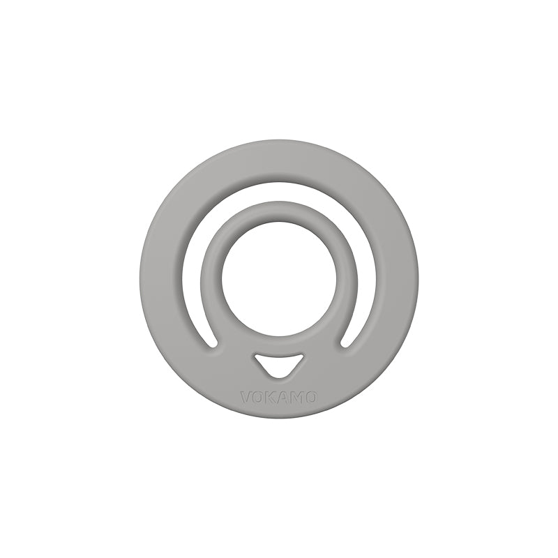 VOKAMO Magnetic Silicone Ring Grip Phone Holder, Loop Grip, Compatible with Magsafe for iPhone 12 Series (White) Magnetic Silicone Ring Grip Phone Holder, Loop Grip, Compatible with Magsafe for iPhone 16 15 14 13 12 etc
