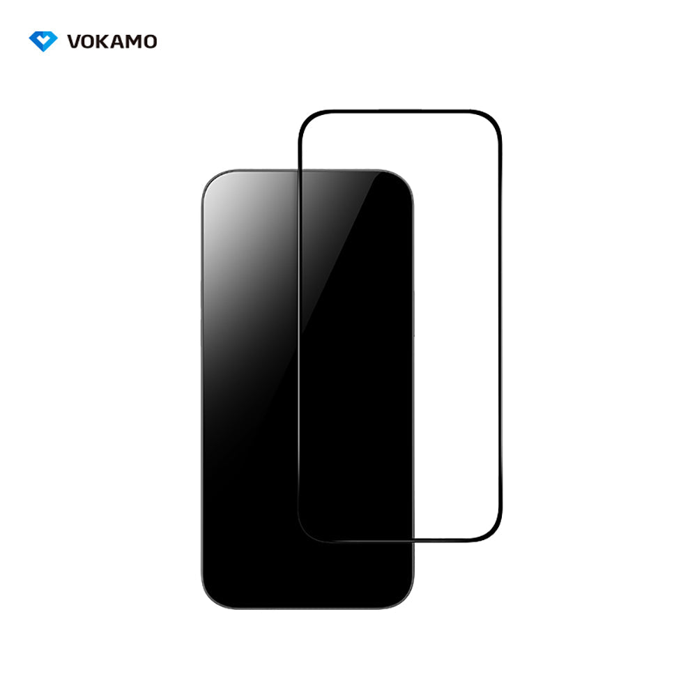 VOKAMO 3D HD Screen Protector Glass For iPhone 16 3d Tempered Glass Curved Full Cover For iPhone 16 Pro Max - VOKAMO