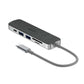 VOKAMO 6 in 1 USB C HUB,Slim 4K HDMI USB - C Hub For MacBook Huawei P30 MateBook etw - VOKAMO