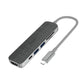 VOKAMO 6 in 1 USB C HUB,Slim 4K HDMI USB - C Hub For MacBook Huawei P30 MateBook etw - VOKAMO