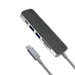 VOKAMO 6 in 1 USB C HUB,Slim 4K HDMI USB - C Hub For MacBook Huawei P30 MateBook etw - VOKAMO