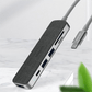 VOKAMO 6 in 1 USB C HUB,Slim 4K HDMI USB - C Hub For MacBook Huawei P30 MateBook etw - VOKAMO