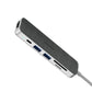 VOKAMO 6 in 1 USB C HUB,Slim 4K HDMI USB - C Hub For MacBook Huawei P30 MateBook etw - VOKAMO