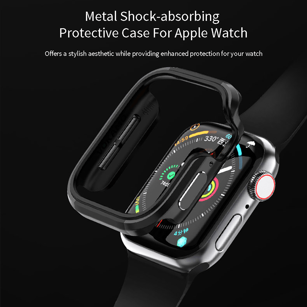 VOKAMO Aluminum Bumper Case for Appe Watch Series 40/44 mm[No Screen Protector] - VOKAMO