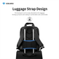 VOKAMO Backpack For Unisex, 16 Inches Large Capacity, PU Leather Backpack Black - VOKAMO
