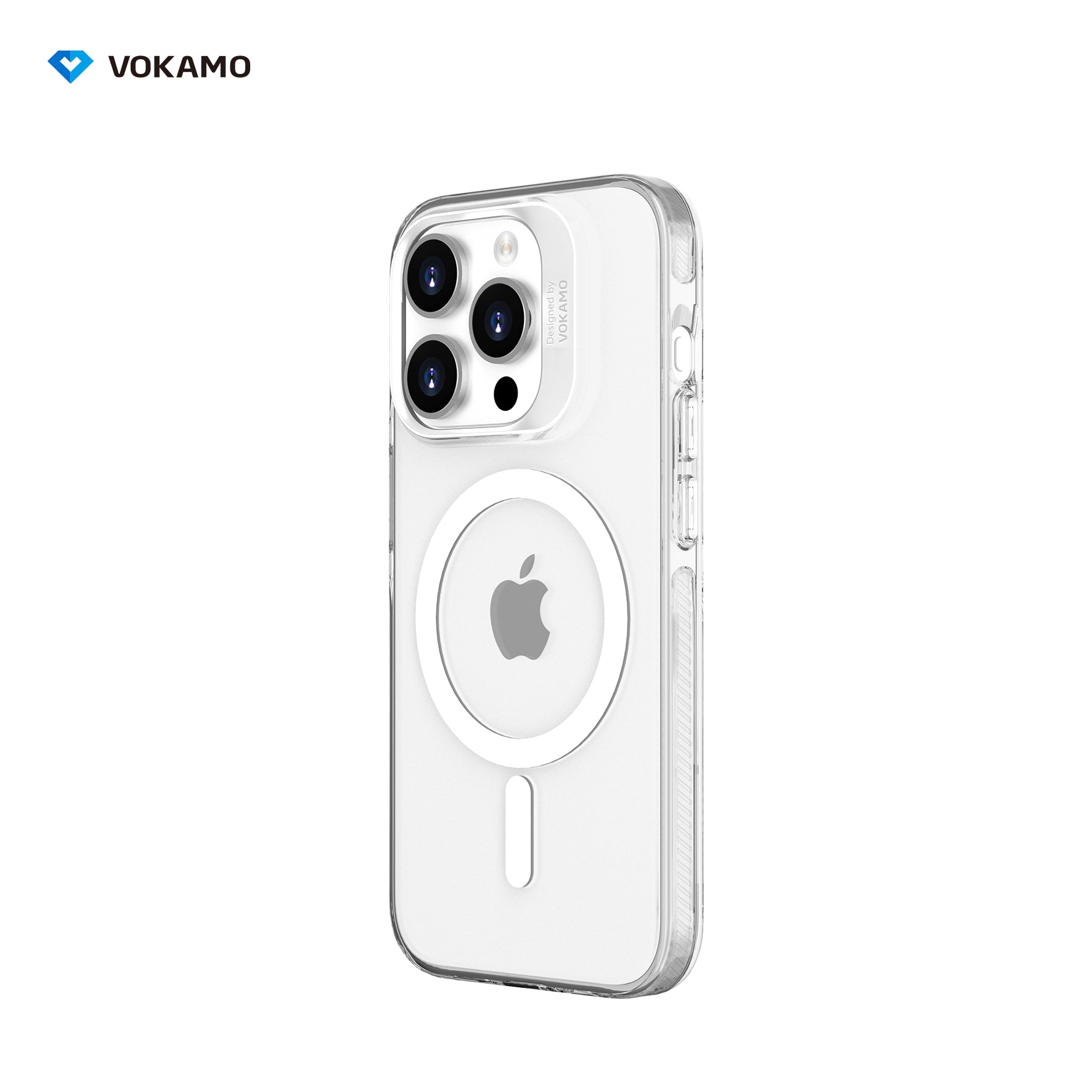 VOKAMO Clear Shockproof Magnetic Case For iPhone 15 Pro Max 15 Pro iPhone 15 Case - VOKAMO
