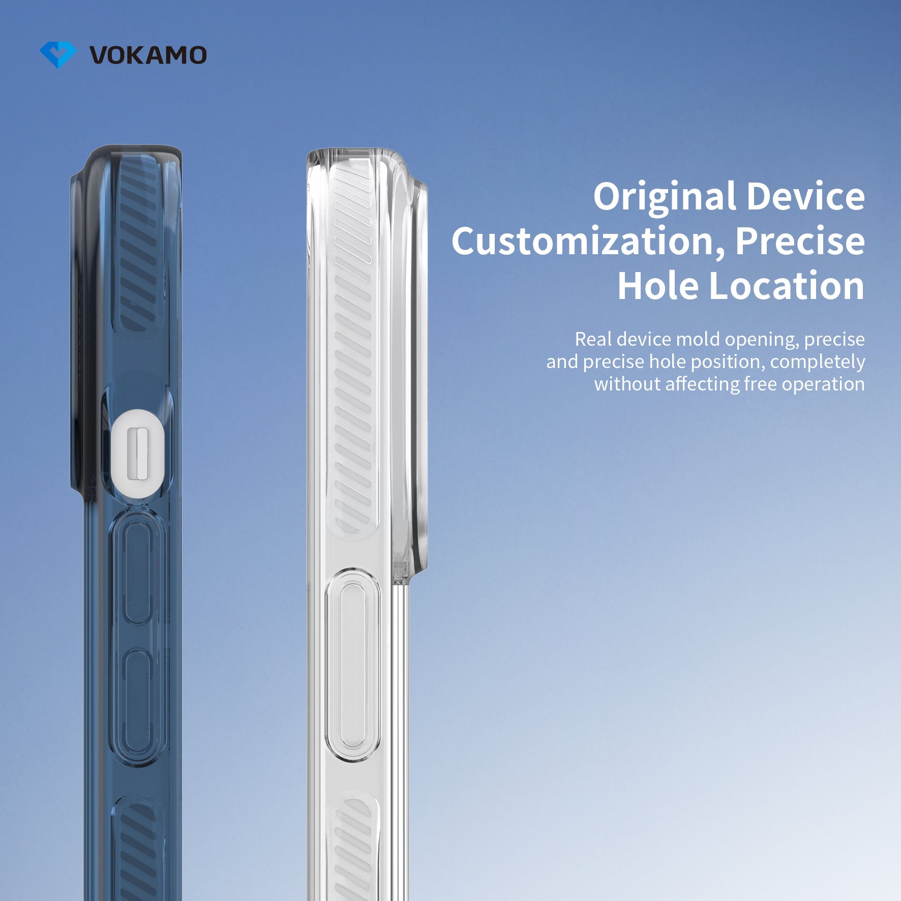 VOKAMO Clear Shockproof Magnetic Case For iPhone 15 Pro Max 15 Pro iPhone 15 Case - VOKAMO