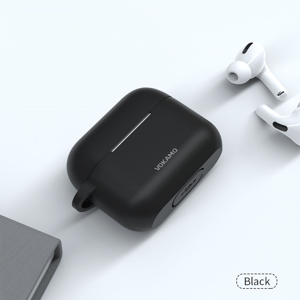 VOKAMO Designed for AirPods Pro Case,Soft Skin Friendly Liquid Silicone Case Cover - VOKAMO