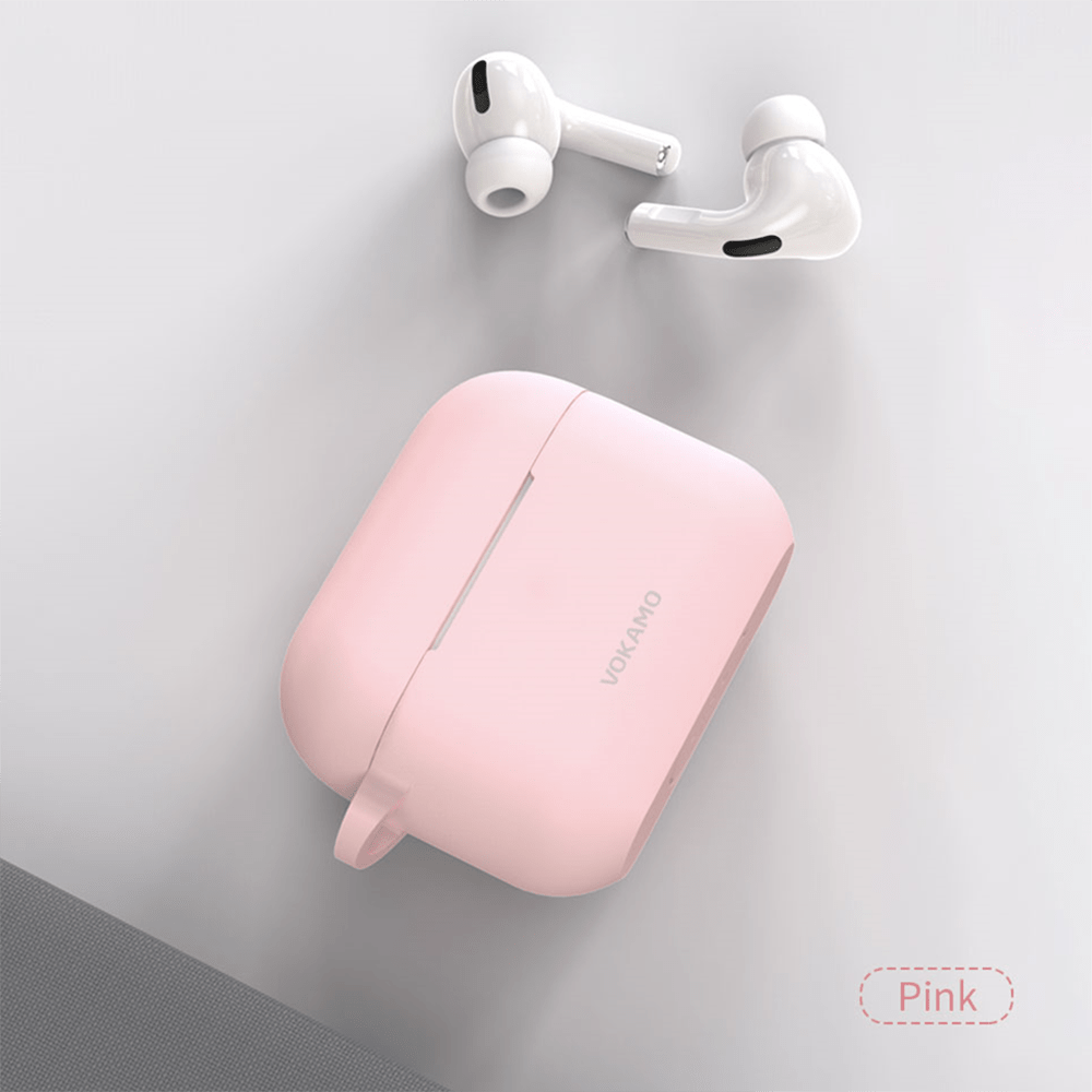VOKAMO Designed for AirPods Pro Case,Soft Skin Friendly Liquid Silicone Case Cover - VOKAMO