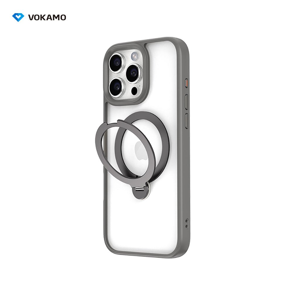 VOKAMO Hard - Shell Case for iPhone 16 Pro Max with MagSafe Kickstand,iPhone 16 Magnetic Case with Stand - VOKAMO