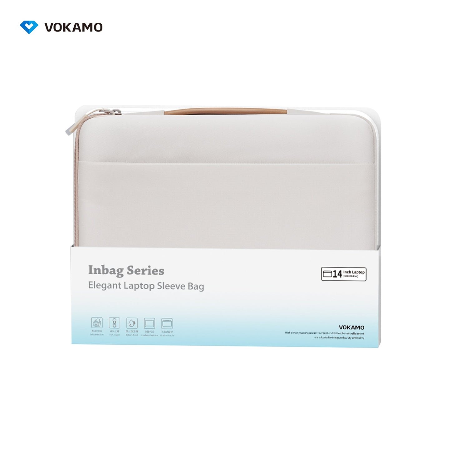 VOKAMO Laptop Sleeve Bag 13 - 16 inches - VOKAMO