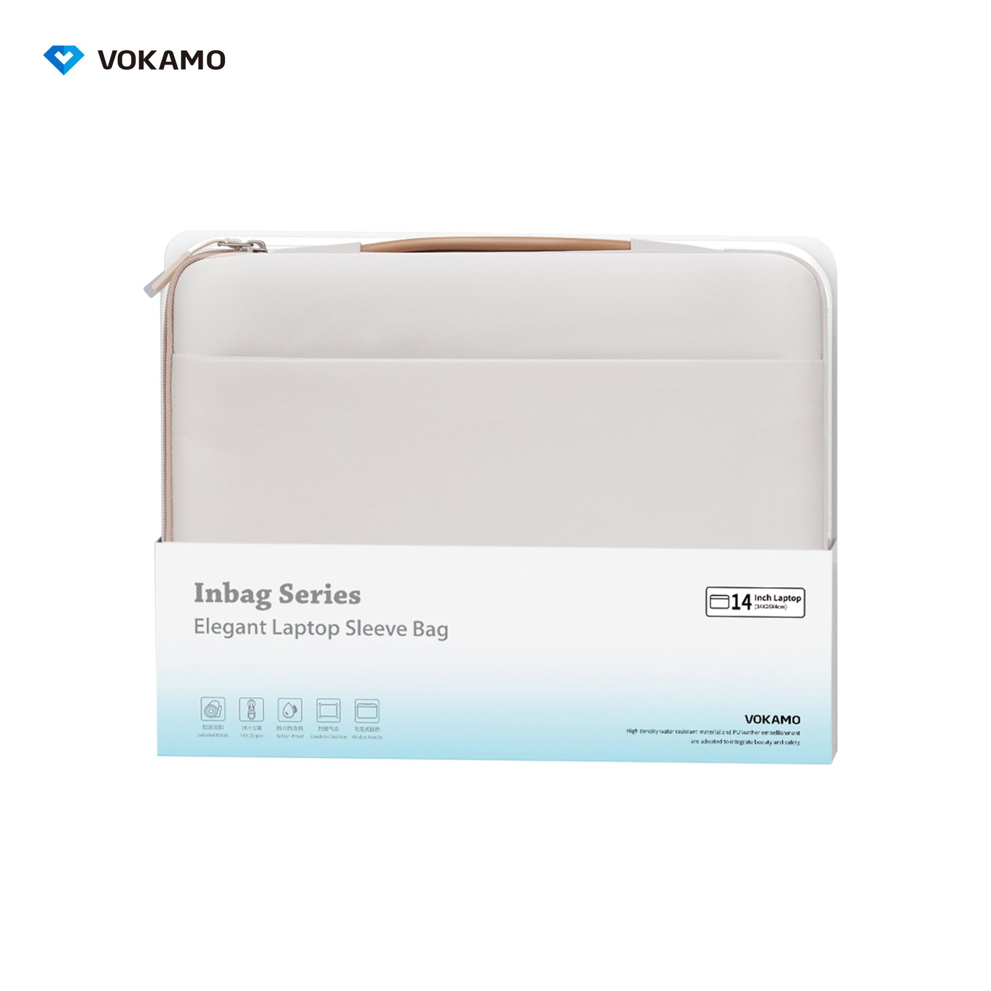 VOKAMO Laptop Sleeve Bag 13 - 16 inches - VOKAMO