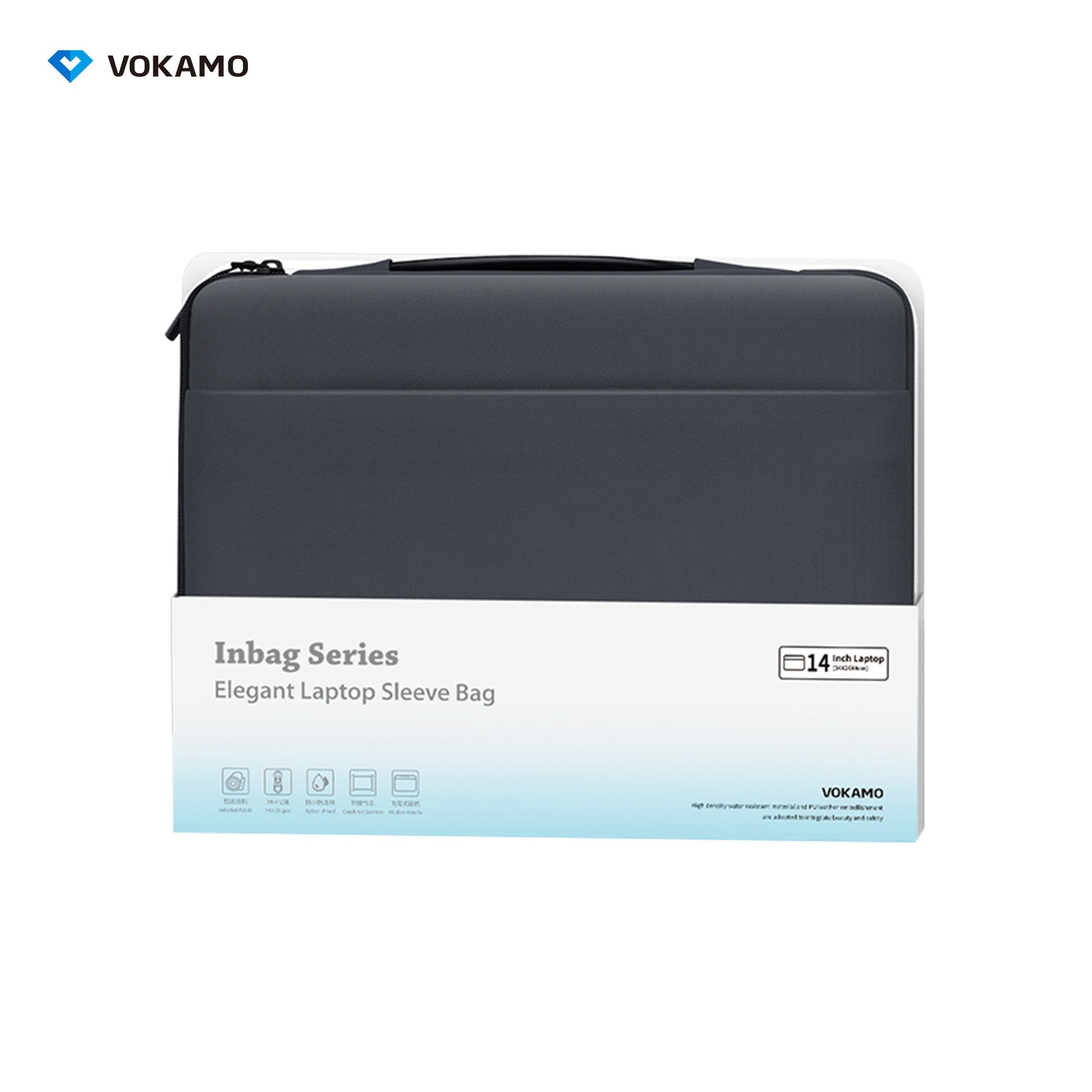 VOKAMO Laptop Sleeve Bag 13 - 16 inches - VOKAMO