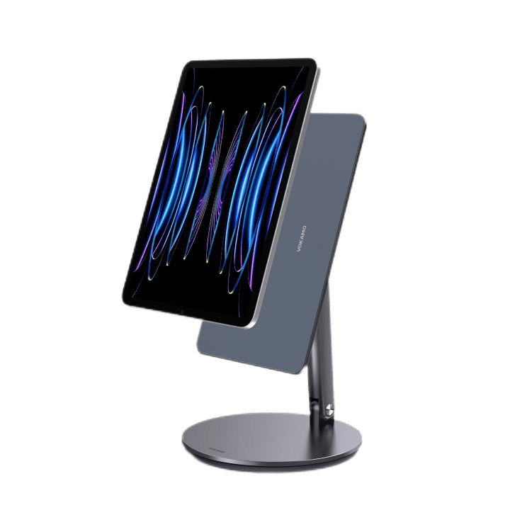 VOKAMO Magnetic iPad Stand 360° Rotating Base Foldable Alloy Tablet Holder Designed For iPad Pro iPad Air - VOKAMO