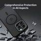 VOKAMO Matte MagSafe Case for iPhone 16 Pro Max Case with Metal Camera Ring Hybrid Magnetic Case - VOKAMO