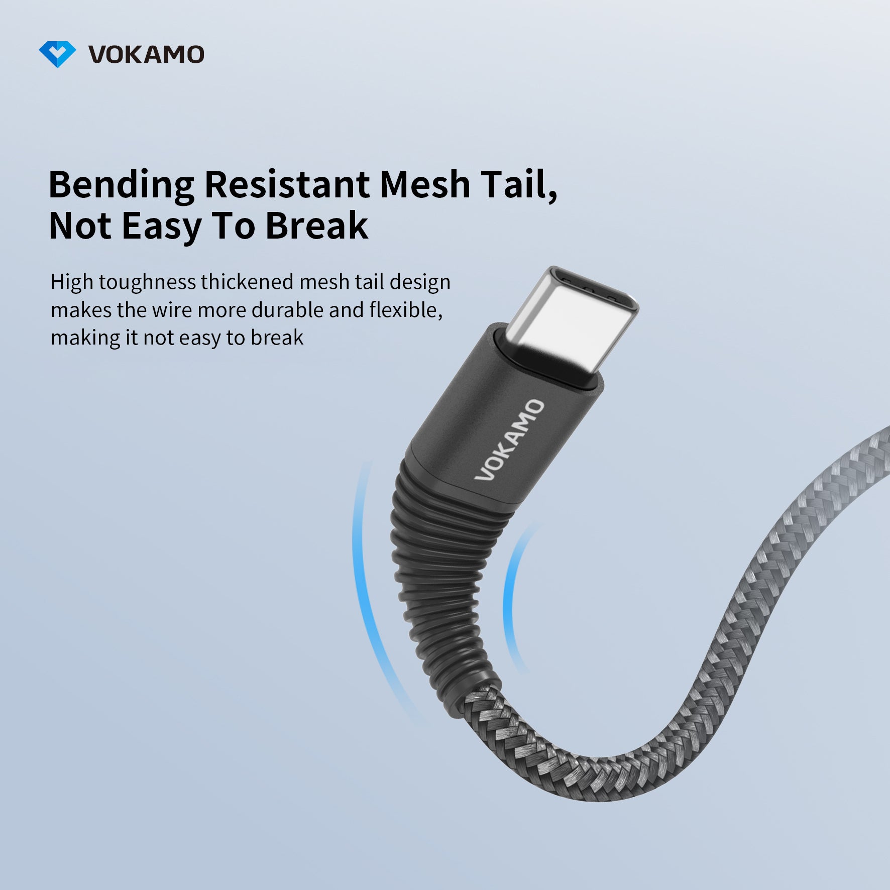 VOKAMO [MFI Certified]USB - C to Lightning Cable with Phone Holder Design 1.2m - VOKAMO