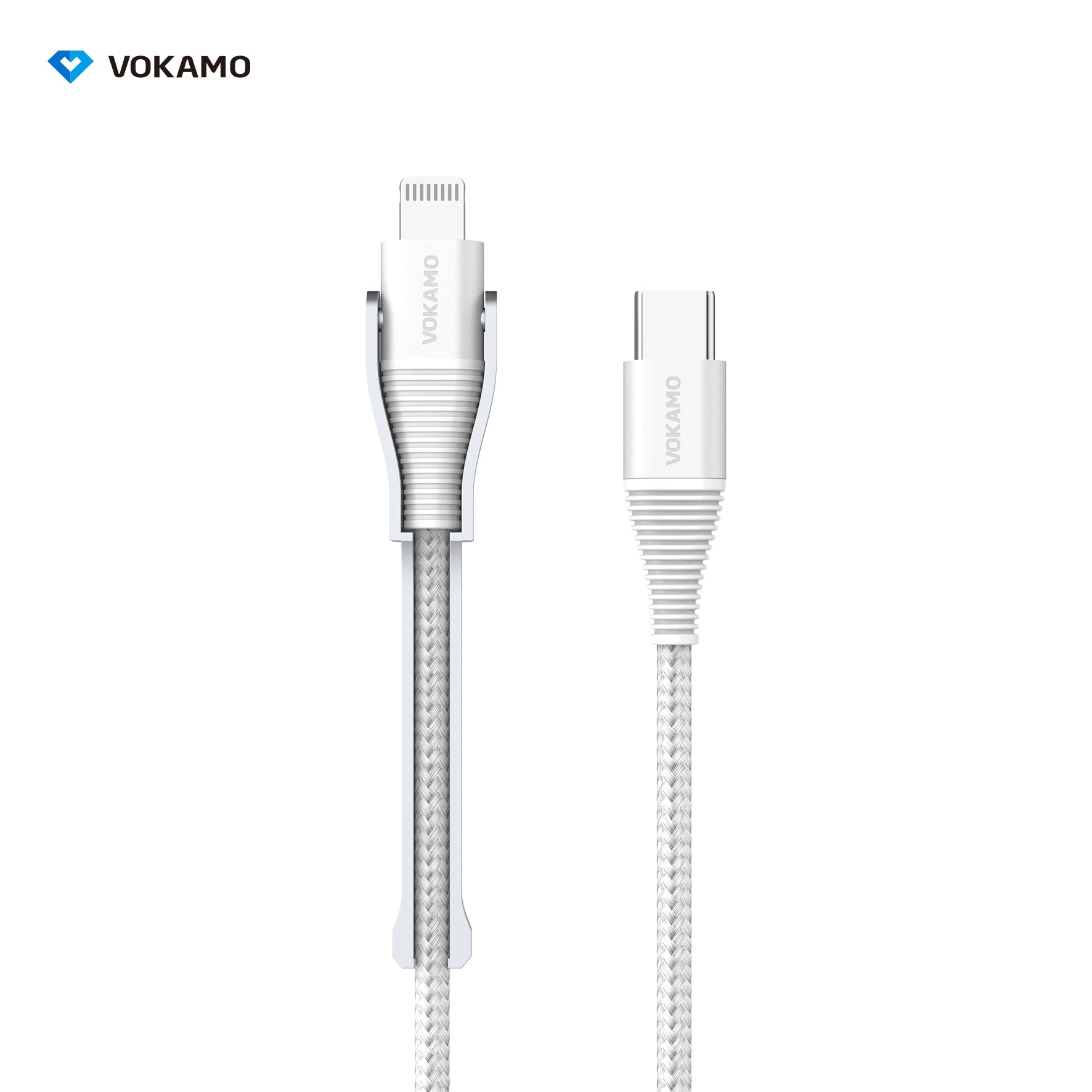 VOKAMO [MFI Certified]USB - C to Lightning Cable with Phone Holder Design 1.2m - VOKAMO