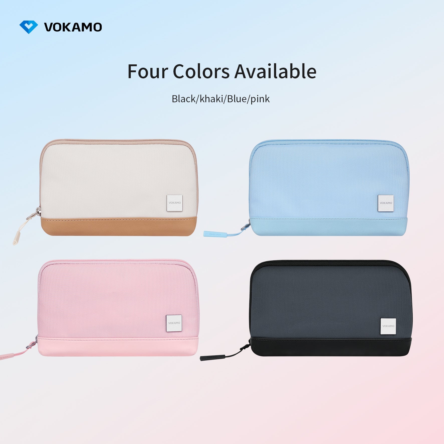 VOKAMO Portable Electronic Organizer Bag For Travel - VOKAMO