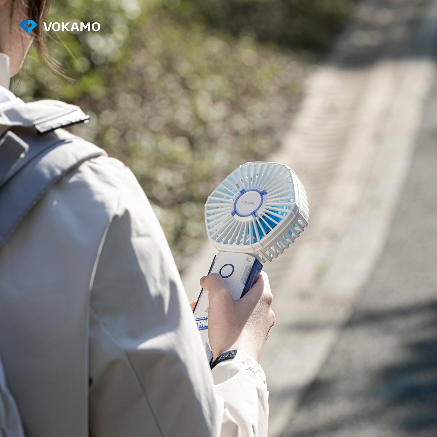 Vokamo Portable Fan Rechargable Mini Fan - VOKAMO