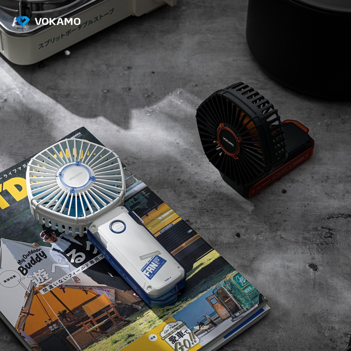 Vokamo Portable Fan Rechargable Mini Fan - VOKAMO
