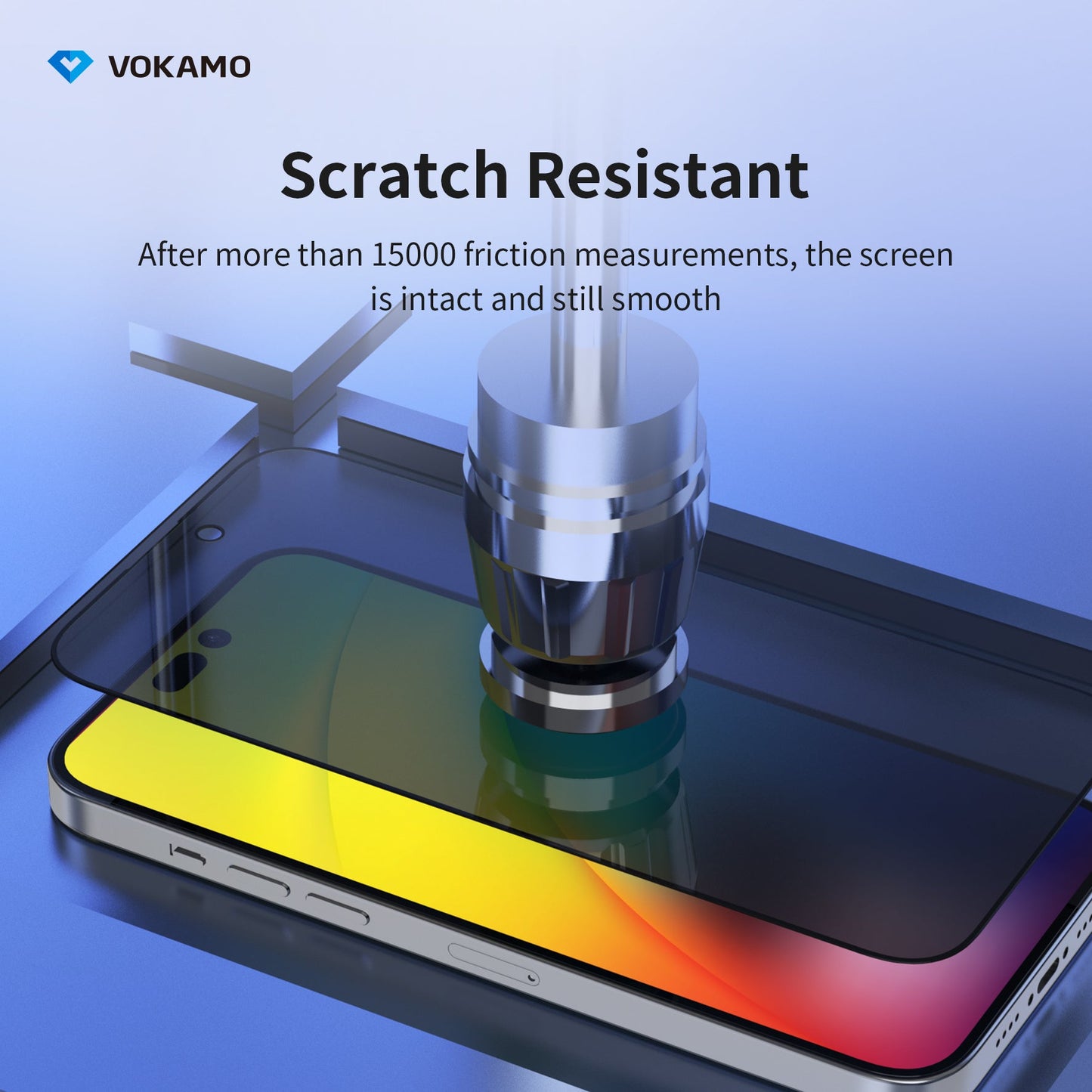 VOKAMO Privacy Screen Protector for iPhone 14 Pro Max/14 Plus/14 Pro/14 Privcy Guard Tempered Glass - VOKAMO