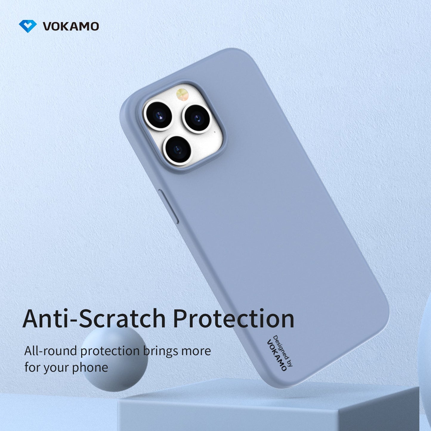VOKAMO Silicone Case with MagSafe for iPhone 14 Pro Max/14/14 Pro/14 Plus - VOKAMO