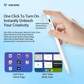 VOKAMO Stylus Pens for iPad 9th 10th Generation,Fast Charging Palm Rejection ipad Pen, Magnetic Apple iPad Pencil - VOKAMO