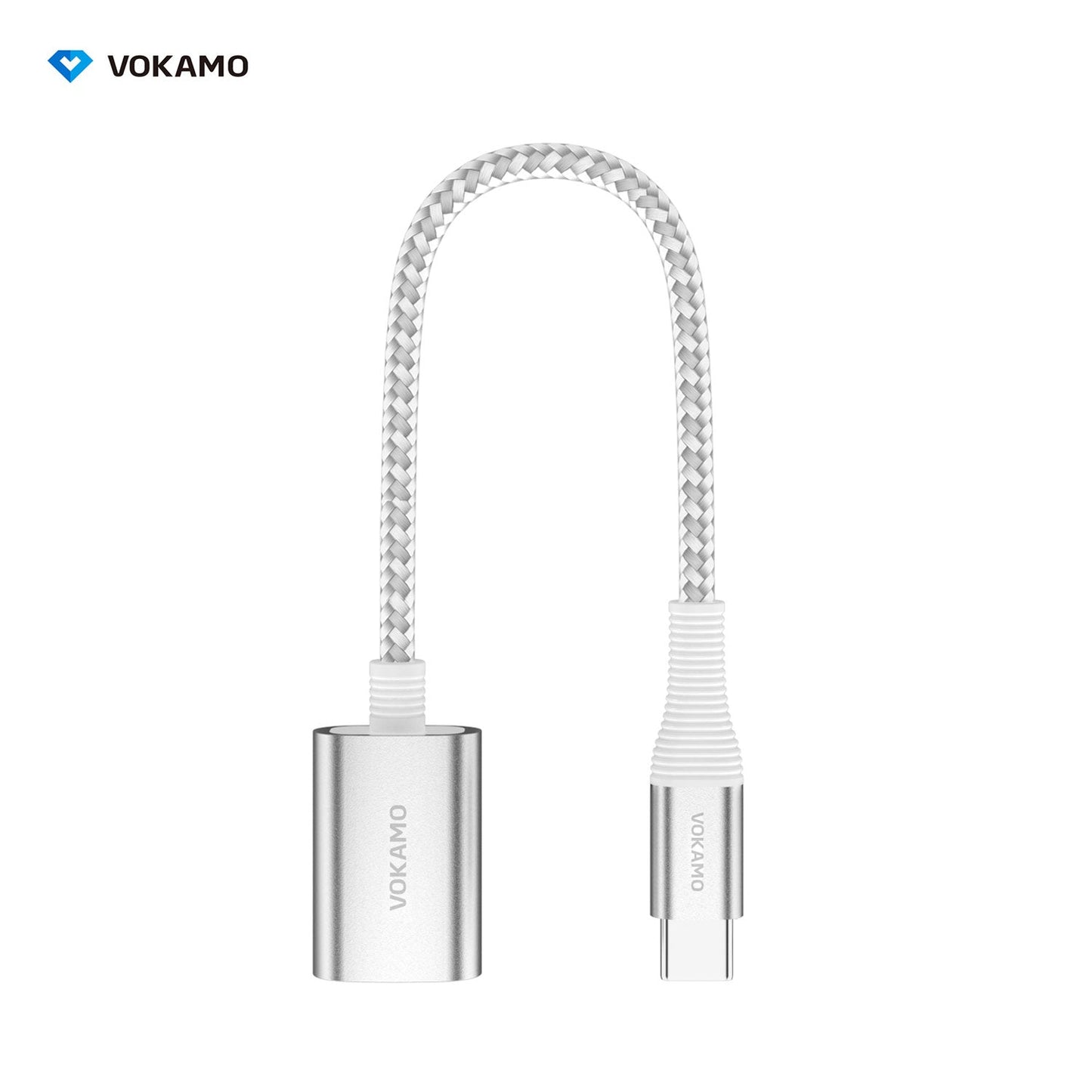 VOKAMO USB - C Adapter,USB - C to USB - A OTG Adapter Cable - VOKAMO