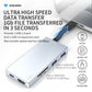 VOKAMO USB C HUB,6 - IN - 1 Multiport Adapter Portable 4K HDMI USB C Dongle - VOKAMO