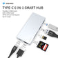 VOKAMO USB C HUB,6 - IN - 1 Multiport Adapter Portable 4K HDMI USB C Dongle - VOKAMO