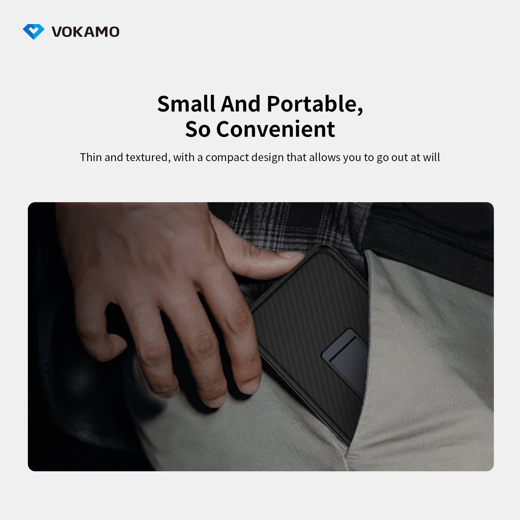 VOKAMO Wireless Power Bank 1000mAh Magnetic Portable Charger with Stand 20W USB C 15W Fast Charging External Battery Pack - VOKAMO