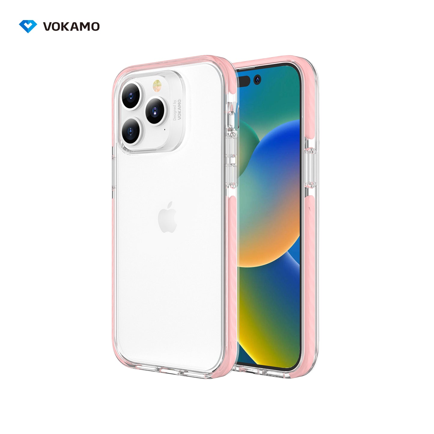 VOKAMO Shockproof Phone Cases, Drop Tested Clear Case for iPhone 14 Pro Max/14 Pro/iPhone 14/14 Plus