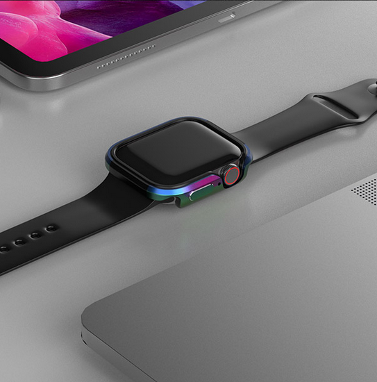 VOKAMO Aluminum Bumper Case for Appe Watch Series 40/44 mm[No Screen Protector]