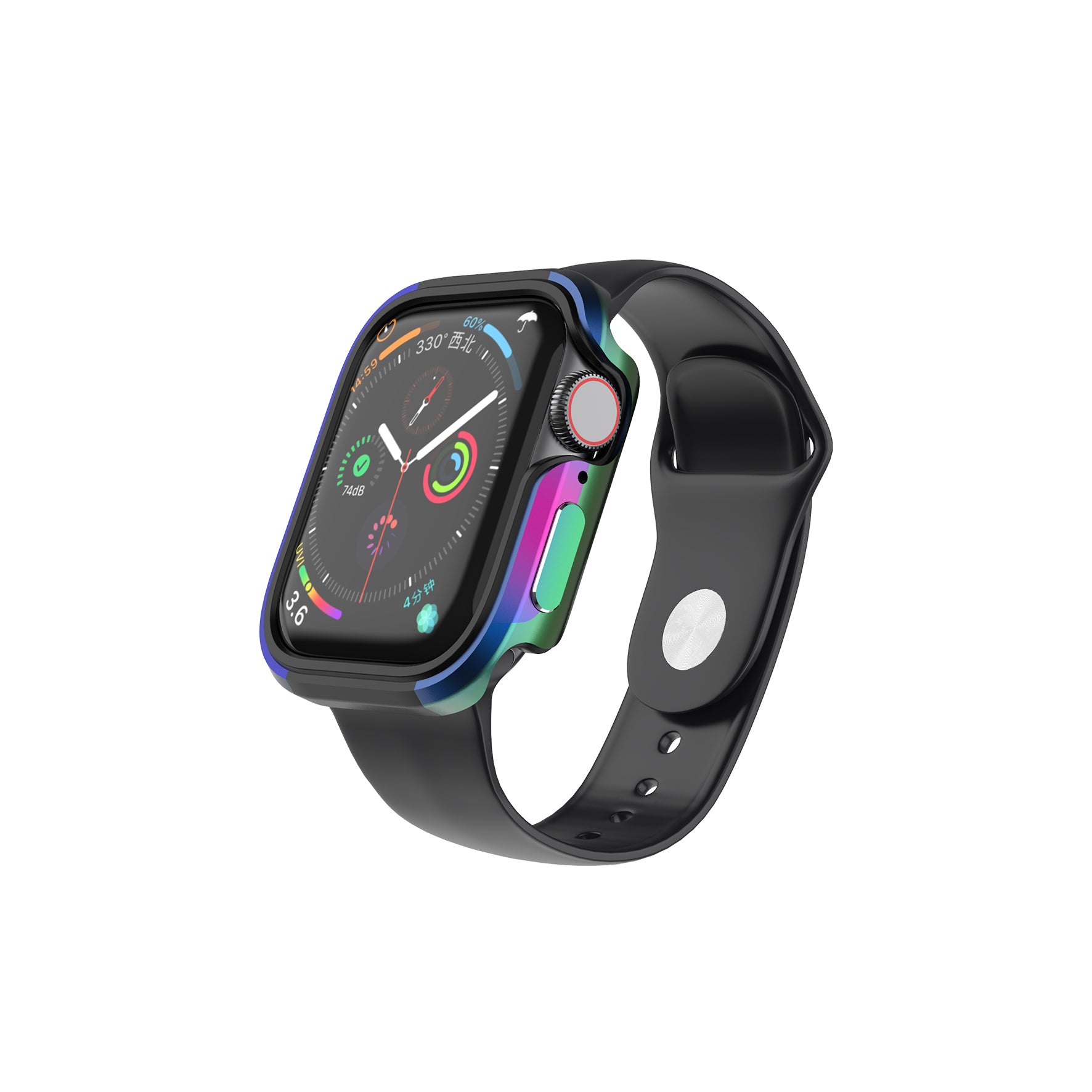 VOKAMO Aluminum Bumper Case for Appe Watch Series 40/44 mm[No Screen Protector]