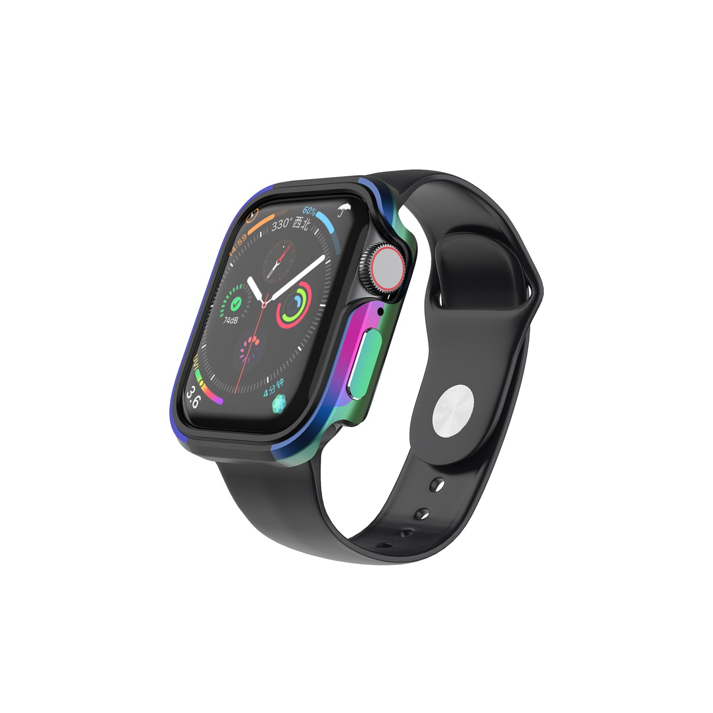 VOKAMO Aluminum Bumper Case for Appe Watch Series 40/44 mm[No Screen Protector]