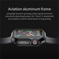 VOKAMO Aluminum Bumper Case for Appe Watch Series 40/44 mm[No Screen Protector]