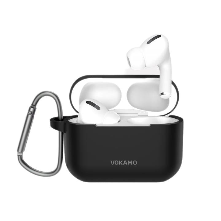 VOKAMO Designed for AirPods Pro Case,Soft Skin Friendly Liquid Silicone Case Cover