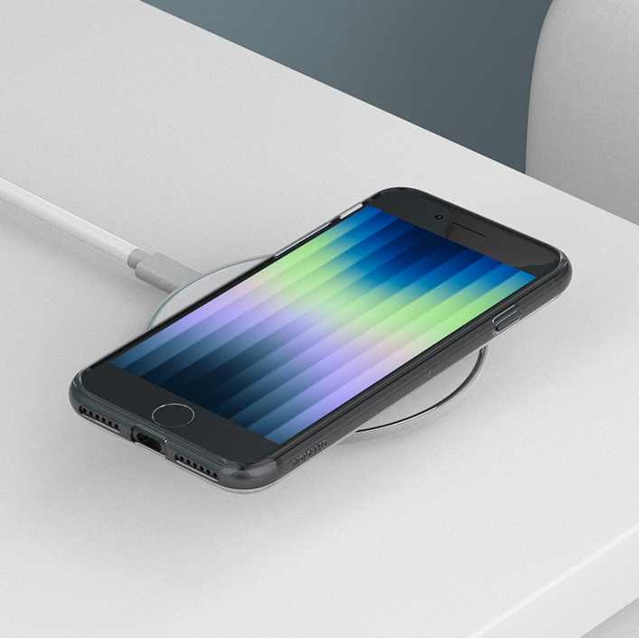 VOKAMO Clear Hybrid Case for iPhone SE 2022