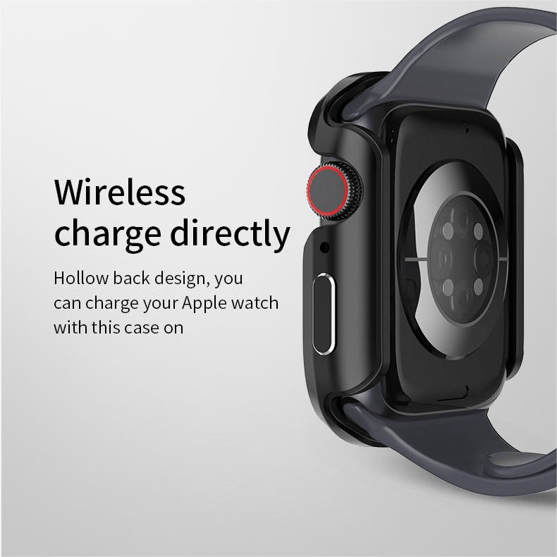 VOKAMO Aluminum Bumper Case for Appe Watch Series 40/44 mm[No Screen Protector] - VOKAMO